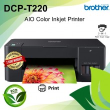 Brother DCP-T220 3-in-1 (Print, Scan, Copy) Refillable Color Ink Tank Printer