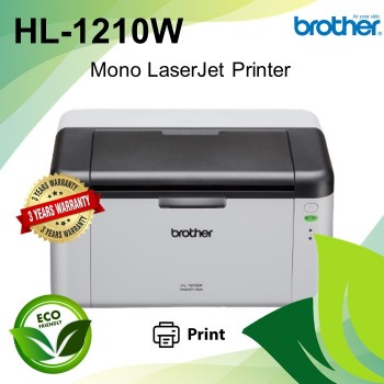 Brother HL-1210W Single Function Wireless Mono LaserJet Printer