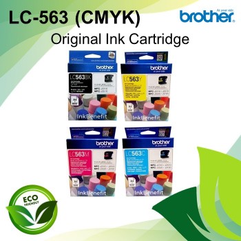 Brother LC-563 Black / Cyan / Magenta / Yellow Original Ink Cartridge 