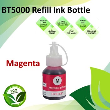 Compatible BT5000 Magenta CISS Refill Ink Bottle for Brother T-Series Printer