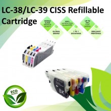 Compatible LC-38/39 Long & Short CISS Refill Ink Cartridges for Brother DCP-J125 / DCP-J315W / DCP-J140W / MFC-J265W / DCP-J415W