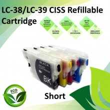 Compatible LC-38/39 Short CISS Refill Ink Cartridges for Brother DCP-J125 / DCP-J315W / DCP-J140W / MFC-J265W / DCP-J415W