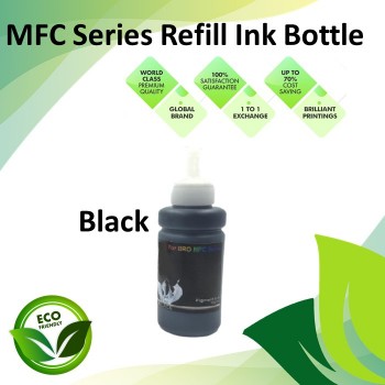 Compatible MFC-Series Black Color Refiill Ink Bottle 100ML for Brother MFC-J2330DW / J2730DW / J3530DW / J3930DW Printer