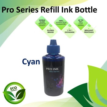Compatible Pro Series Cyan Color Refill Ink Bottle 100ML for Brother DCP-J100 / J105 / J200 / J125 / J140