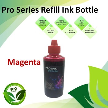 Compatible Pro Series Magenta Color Refill Ink Bottle 100ML for Brother DCP-J100 / J105 / J200 / J125 / J140