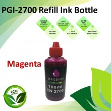 Compatible PGI-2700 Magenta Refill Pigment Ink Bottle 100ML for Canon MAXIFY MB5070 / MB5170 / MB5370 / MB5470 / iB4070