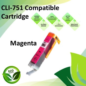 Compatible CLI-751 Magenta Color Ink Cartridges for Canon iP7270 / 8770 / MG5670 / 5570