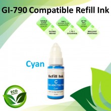 Compatible GI-790 G-Series Cyan Refill Ink Bottle for Canon G1000 / G2000 / G3000 / G4000 / G1010