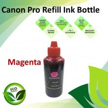 Compatible Pro-Series Magenta Color Refill Ink Bottle 100ML for All Canon Inkjet Printers