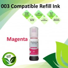 Compatible 003 Magenta Color Refill Ink Bottle 70ML for Epson L3110 / L3150 / L1110 / L3100 / L3101