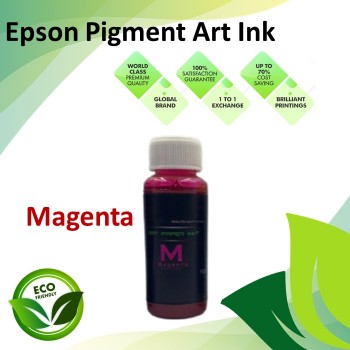 Compatible Epson Magenta Color Art Paper Pigment Ink Bottle 100ML