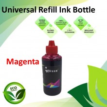 Universal Magenta Color Refill Dye Ink Bottle 100ML for all Brand Inkjet Printers