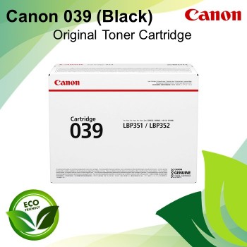 Canon 039 Black Original Toner Cartridge