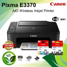 Canon PIXMA E3370 Wireless All-In-One (Print, Scan, Copy) Color Inkjet Printer