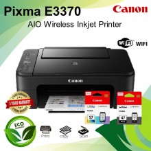Canon PIXMA E3370 Wireless All-In-One (Print, Scan, Copy) Color Inkjet Printer