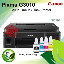 Canon Pixma G3010 All-in One (Print, Scan, Copy) Wireless Color Ink Tank Printer