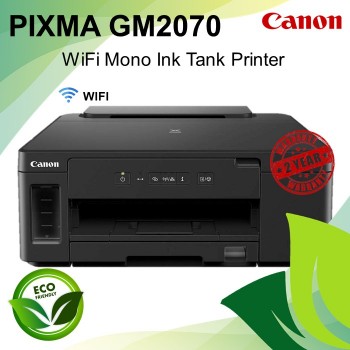 Canon PIXMA GM2070 Single Function Mono Inkjet Printer with Auto-Duplex Printing and Networking