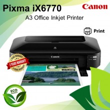 Canon Pixma iX6770 A3 Single Function (Print) Black Inkjet Printer