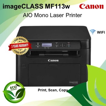 Canon imageCLASS MF113w All-In-One Multifunction Mono Laser Printer with Wireless Printing