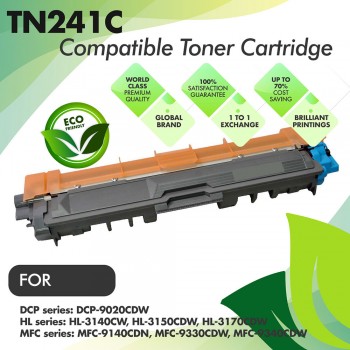 Brother TN241 Cyan Compatible Toner Cartridge
