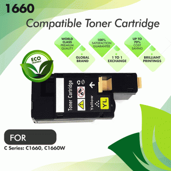 Dell 1660 Yellow Compatible Toner Cartridge