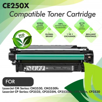 HP CE250X Black Premium Compatible Toner Cartridge