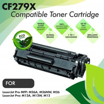 HP CF279X Black Compatible Toner Cartridge