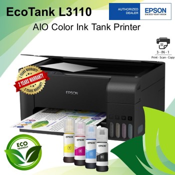 Epson EcoTank L3110 All-in-One (Print, Scan, Copy) Color Ink Tank Printer