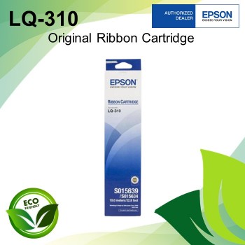 Epson LQ-310 Black Original Ribbon Cartridge for LQ-310 Dot Matrix Printer