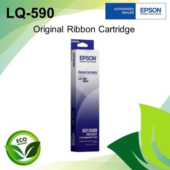 Epson LQ-590 / 590H / 590II / 590IIN Black Original Ribbon Cartridge