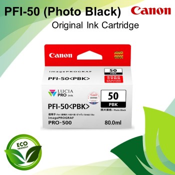 Canon PFI-50 Photo Black Original Ink Inkjet Cartridge