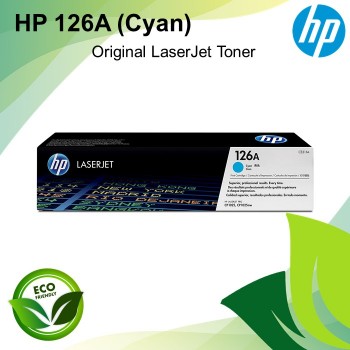HP 126A Cyan Original LaserJet Toner Cartridge