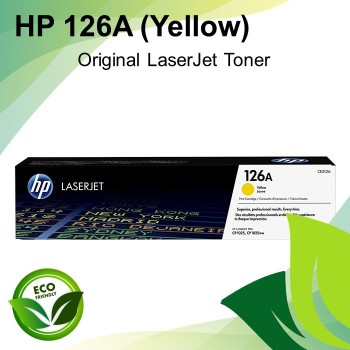 HP 126A Yellow Original LaserJet Toner Cartridge
