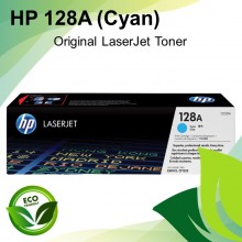 HP 128A Cyan Original LaserJet Toner Cartridge