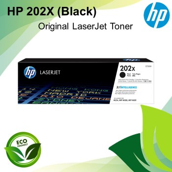 HP 202X High Yield Black Original LaserJet Toner Cartridge