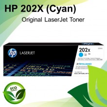 HP 202X High Yield Cyan Original LaserJet Toner Cartridge