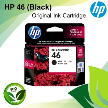 HP 46 Black Original Ink Advantage Cartridge