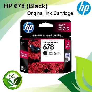 HP 678 Black Original Ink Advantage Cartridge