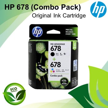 HP 678 Combo Pack Original Ink Cartridge