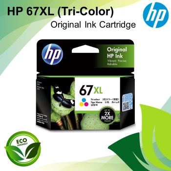 HP 67XL High Yield Tri-color Original Ink Cartridge