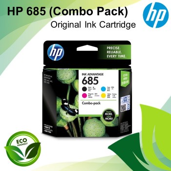 HP 685 4-pack Black/Cyan/Magenta/Yellow Original Ink Advantage Cartridge