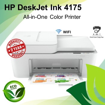 HP DeskJet Ink Advantage 4175 All-in-One (Print, Copy, Scan, Fax) Wireless Inkjet Printer
