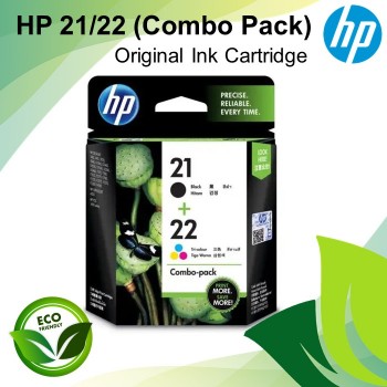 HP 21/22 Combo Pack Original Ink Cartridge