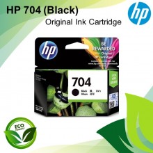 HP 704 Black Original Ink Cartridge