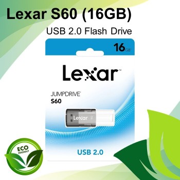 Lexar JumpDrive S60 USB 2.0 Type-A Flash Drive 16GB