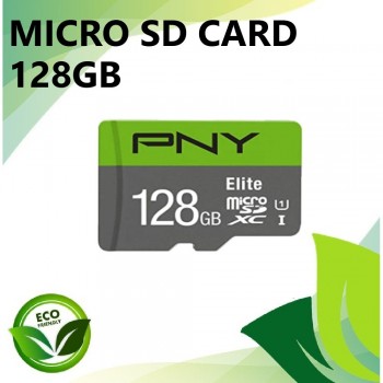 PNY Elite Class 10 U1 128GB microSD Flash Memory Card
