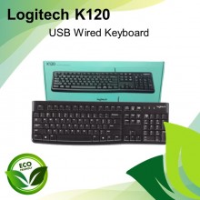 Logitech K120 Ergonomic Desktop USB Wired Standard Keyboard