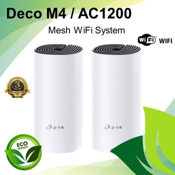 Deco M4 AC1200 Whole Home Mesh Wi-fi System