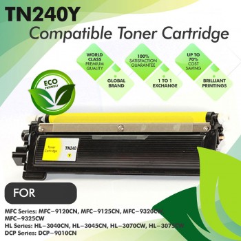 Brother TN240 Yellow Compatible Toner Cartridge