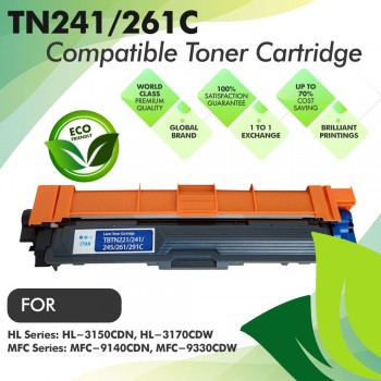 Brother TN241/261 Cyan Premium Compatible Toner Cartridge